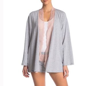 Cosabella
Palazzo Lace-Trim Jersey Kimono